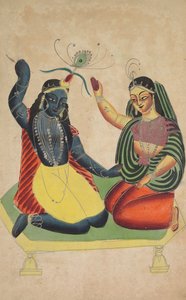 Radha und Krishna, 1800er Jahre