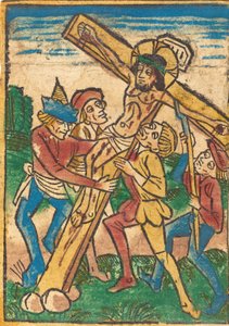 Kreuzaufrichtung, ca. 1490 von Unbekannt