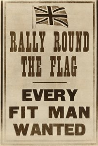 Rallye um die Flagge: Jeder taugliche Mann wird gebraucht, 1914