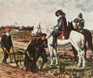 Rekrutierer zur Zeit des Dreißigjährigen Krieges, 1618-1648, 1936