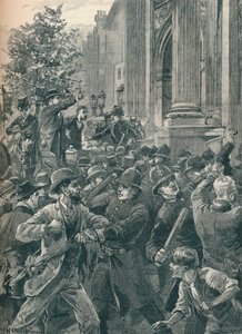 Reform League Mitglieder am Marble Arch, London, 1866, 1906
