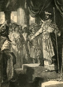 Rehabeam nimmt den Rat der jungen Männer an, 1890 von Unbekannt