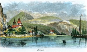 Remagen, Deutschland, um 1875