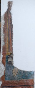 Überreste einer Figur aus Santa Maria de Taüll von Unbekannt