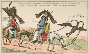 Freudige und triumphale Rückkehr der preußischen Don-Quichottes nach Deutschland, nach der Eroberung, ca. 1792