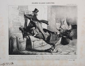 Reglement des Jockey Clubs von Paris: Jedes Mitglied des Jockey Clubs muss einen Jockey haben..., 1800er
