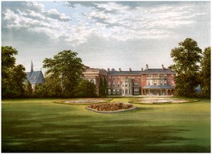 Rhydd Court, Worcestershire, Heimat von Baronet Lechmere, ca. 1880