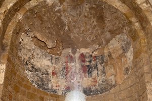 Ribelles. Die Kirche. Innenraum. Die Apsis. Die Wandmalereien. Romanisch. von Unbekannt