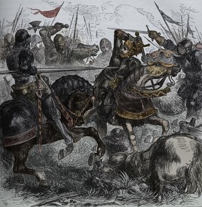 Richard III. bei Bosworth, 22. August 1485, um 1880