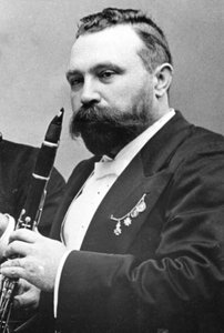 Richard Mühlfeld, deutscher Klarinettist, 1890er Jahre