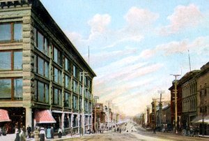 Rideau Street, Ottawa, Kanada, um 1900er