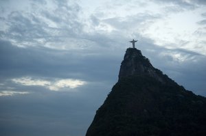 Rio de Janeiro, Statue von Christus dem Erlöser auf dem Corcovado, Zuckerhut, Brasilien
