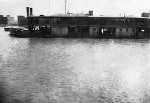 Flussboot auf dem Tigris, Mosul, Mesopotamien, 1918