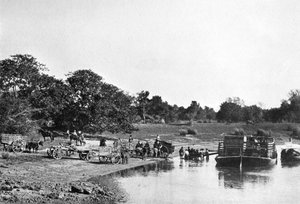 Flusslandschaft, Rio Corrientes, Paraguay, 1911