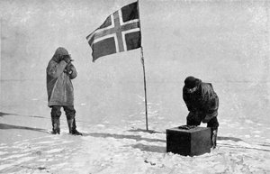 Roald Engelbrecht Gravning Amundsen 1872-1928, norwegischer Entdecker, am Südpol, 1911