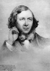 Robert Browning, britischer Dichter, 1859 von Unbekannt