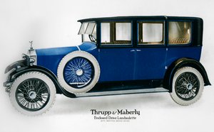 Rolls-Royce Landaulette mit Trennwand hinter dem Fahrer, ca. 1910-1929
