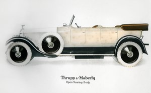 Rolls-Royce mit offenem Tourenwagen