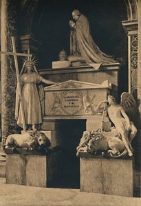 Rom - Basilika St. Peter - Grabmal von Clemens XIII., von Canova, 1910 von Unbekannt