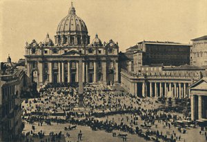 Rom - Fassade und Kuppel von St. Peter