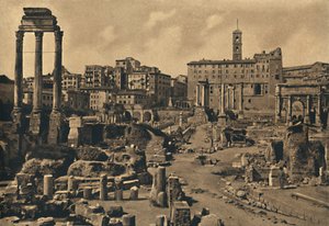 Rom - Das Forum Romanum und der Kapitolinische Hügel, 1910 von Unbekannt