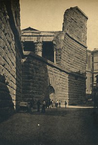 Roma - Mauer des Forums des Augustus, 1910