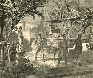 Römische Gartenszene, 1890