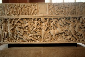 Römischer Sarkophag mit der Legende von Selene und Endymion, 230-235 n. Chr.