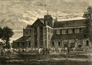 Abtei von Romsey, 1898
