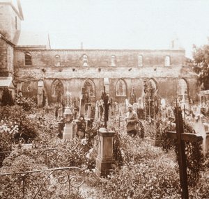 Kirche ohne Dach, Marne, Nordfrankreich