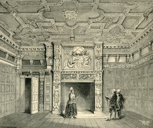 Zimmer im Haus von Sir Paul Pindar, um 1872 von Unbekannt