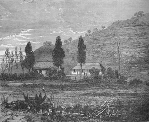 Rorkes Drift vor dem Angriff, 1879, ca. 1880 von Unbekannt