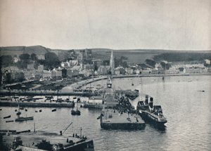 Rothesay - Die Landungsbrücke und Esplanade, 1895 von Unbekannt