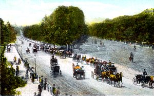 Rotten Row, Hyde Park, London, 20. Jahrhundert