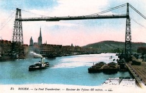 Rouen, Le Pont Transbordeur, Schwebefähre, 20. Jahrhundert