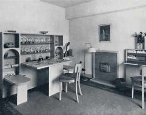 Rowley Gallery of Decorative Art Ltd - Kombinierter Ess-Wohnraum offen, 1939