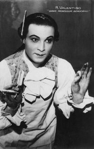 Rudolph Valentino, italienischer Schauspieler