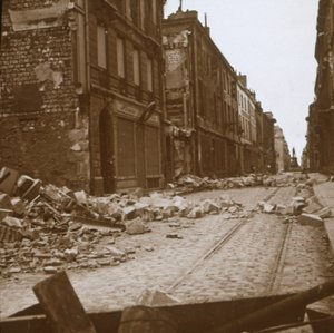 Rue Cérès, Reims, Nordfrankreich, ca. 1914-ca. 1918