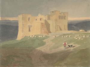 Ruine eines Schlosses, 1802-42 von Unbekannt