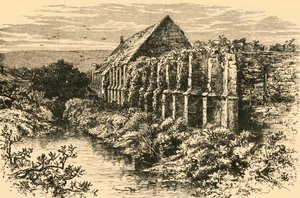 Ruinen der Scheune, Abbotsbury Abbey, 1898