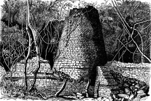 Ruinen von Groß-Simbabwe, Afrika, 1892