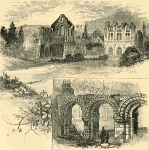 Ruinen der Wenlock Priory, 1898