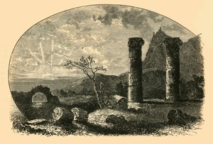 Ruinen des Tempels der Kybele in Sardes, 1890 von Unbekannt