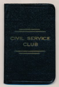 Regeln des Civil Service Clubs, ca. 1953 von Unbekannt