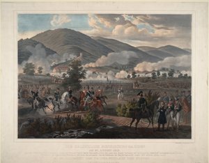 Russisches Leibgarderegiment in der Schlacht bei Kulm am 29. August 1813, ca. 1813 von Unbekannt