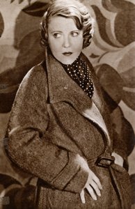 Ruth Chatterton, amerikanische Schauspielerin, 1933