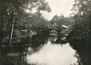 Heiliger Hufeisensee und Zayats, Wingaba, Rangun, 1900 von Unbekannt