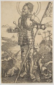 Heiliger Georg stehend, Kopie