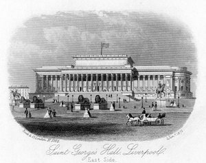 Saint Georges Hall, Liverpool, 1. Januar 1875 von Unbekannt