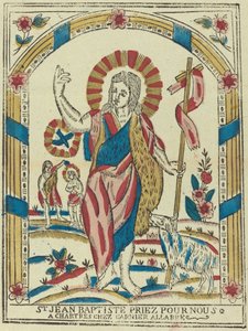 Heiliger Johannes der Täufer, bete für uns, ca. 1820